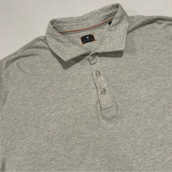Left Coast Tee Shaped Men’s XXL Gray Short Sleeve Superfine Golf Polo Shirt‎ - Picture 1 of 5